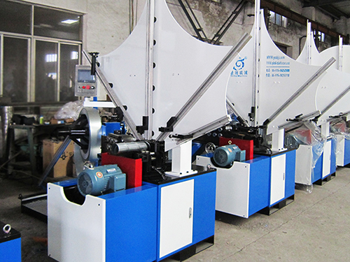 Spiral duct forming machine